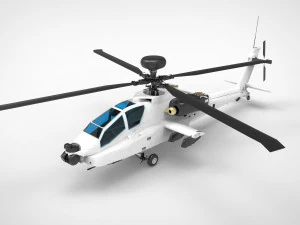 AH-64 Apache Modello 3D