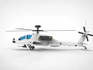 AH-64 Apache 3D Model