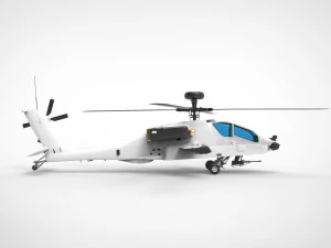 AH-64 Apache 3D Model