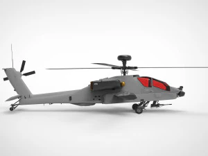 AH-64 Apache 3D Model