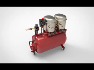 हवा कंप्रेसर 3D मॉडल