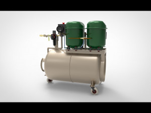 Air compressor Modelo 3D