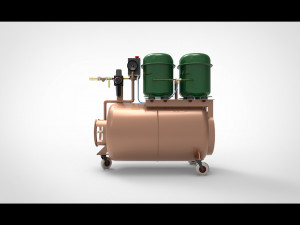 Air compressor 3D 모델
