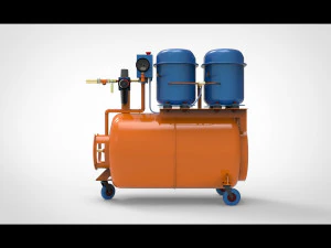 Air compressor 3D Model
