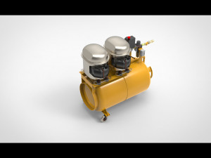 Air compressor 3D 模型