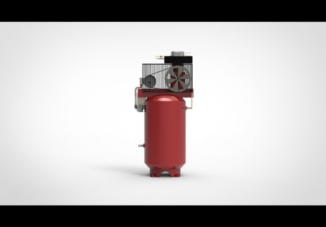 Air compressor 3D Model .c4d .max .obj .3ds .fbx .stl .blend 