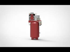 Air compressor 3D Model