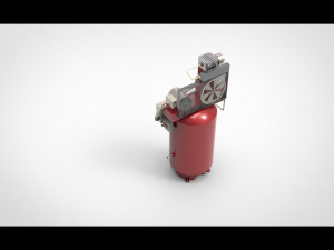 Air compressor 3D Model