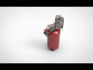 Air compressor 3D Model