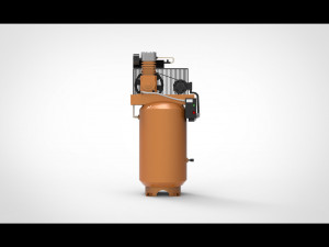 Air compressor 3D Model