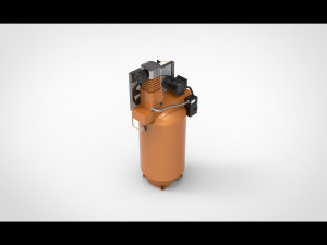 Air compressor 3D Model