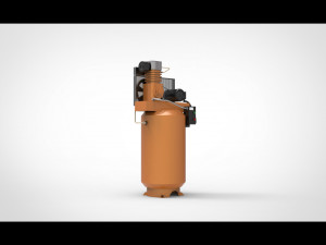 Air compressor 3D Model