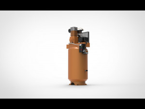 Air compressor 3D Model