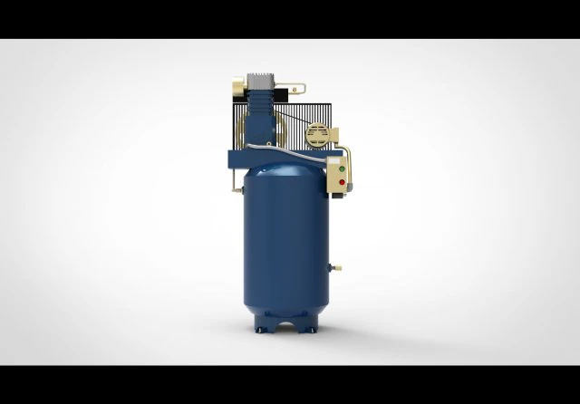 Air compressor 3D Model .c4d .max .obj .3ds .fbx .stl .blend 