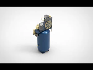 Air compressor 3D Model