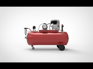 Air compressor 3D Model