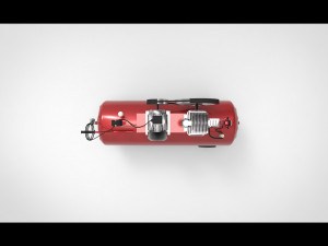 Air compressor Model 3D