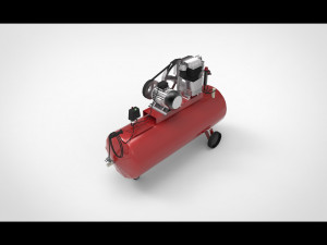 Air compressor Model 3D