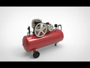 Air compressor 3D Model