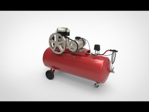 Air compressor Model 3D