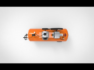 Air compressor 3D 模型