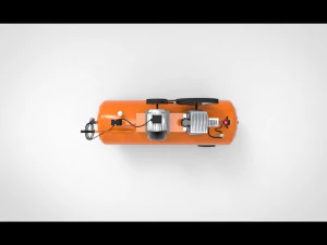 Air compressor 3D Model