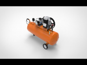 Air compressor 3D 模型