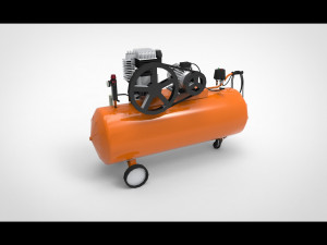 Air compressor 3D 模型
