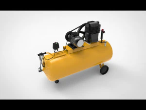 Air compressor 3D Model