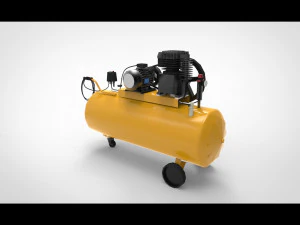 Air compressor 3D Model