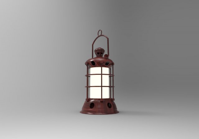 Lantern 3D Model .c4d .max .obj .3ds .fbx .stl .blend 
