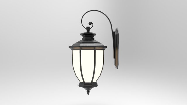 Lantern 3D-Modell .c4d .max .obj .3ds .fbx .stl .blend 