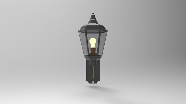 Lantern 3D-Modell .c4d .max .obj .3ds .fbx .stl .blend 