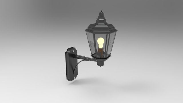 Lantern 3D Model .c4d .max .obj .3ds .fbx .stl .blend 