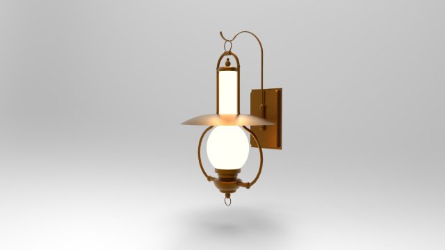 Lantern 3D Model .c4d .max .obj .3ds .fbx .stl .blend 