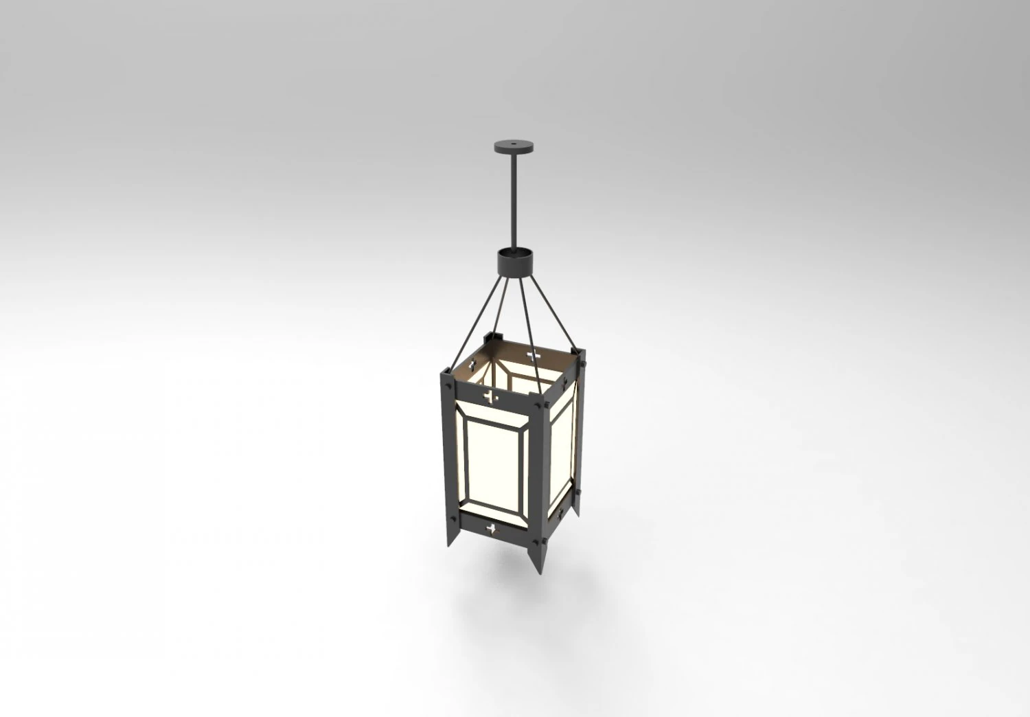 Lantern 3D Model .c4d .max .obj .3ds .fbx .stl .blend 
