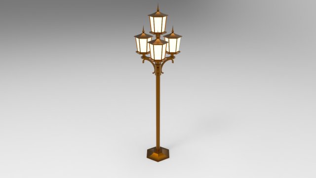 Lantern 3D-Modell .c4d .max .obj .3ds .fbx .stl .blend 