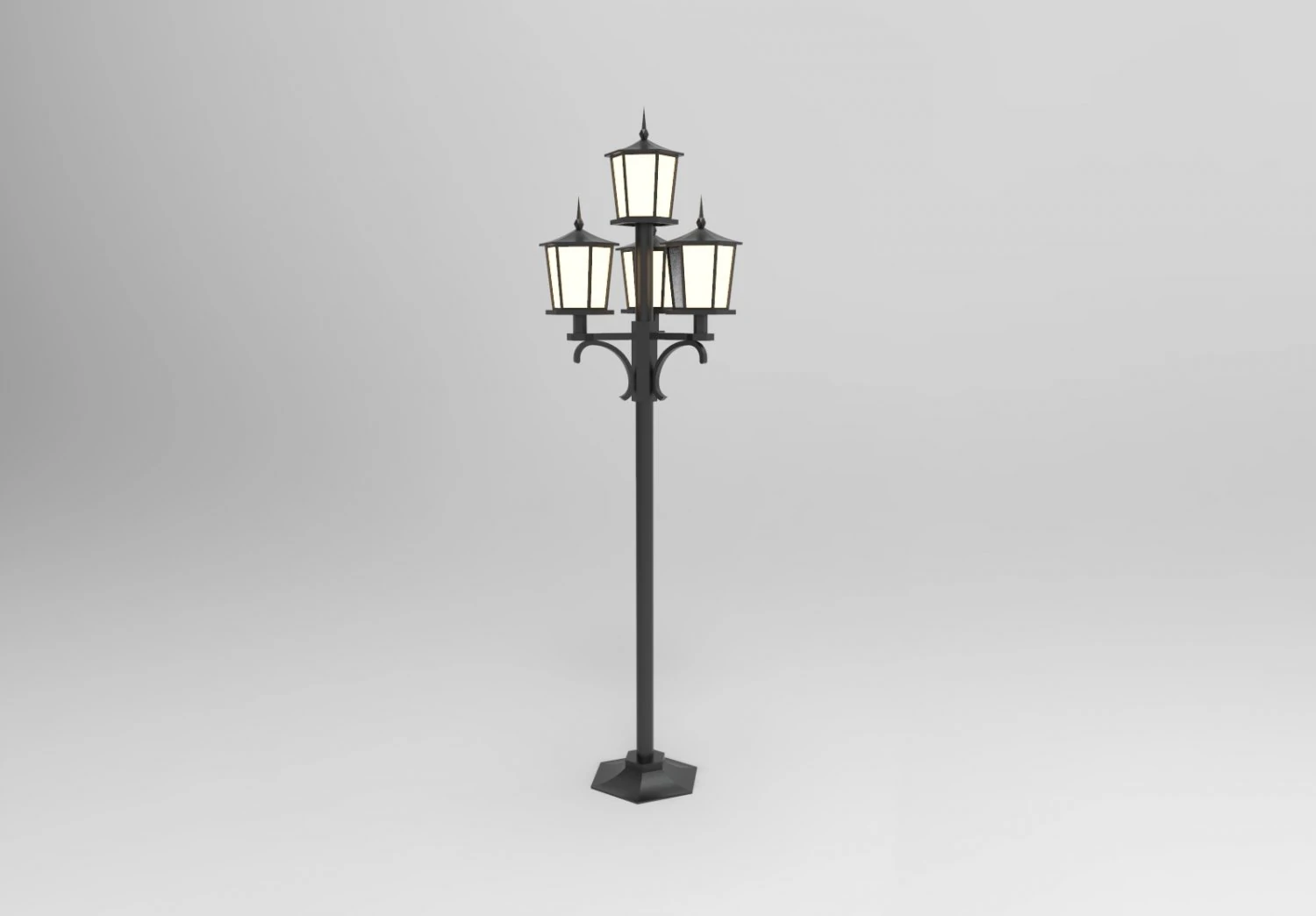 Lantern 3D Model .c4d .max .obj .3ds .fbx .stl .blend 