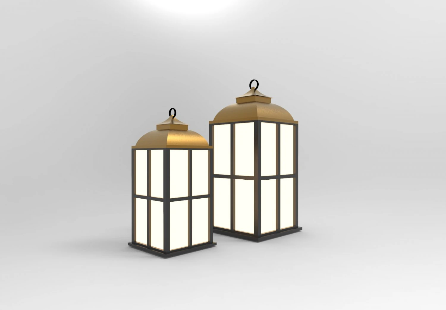 Lantern 3D Model .c4d .max .obj .3ds .fbx .stl .blend