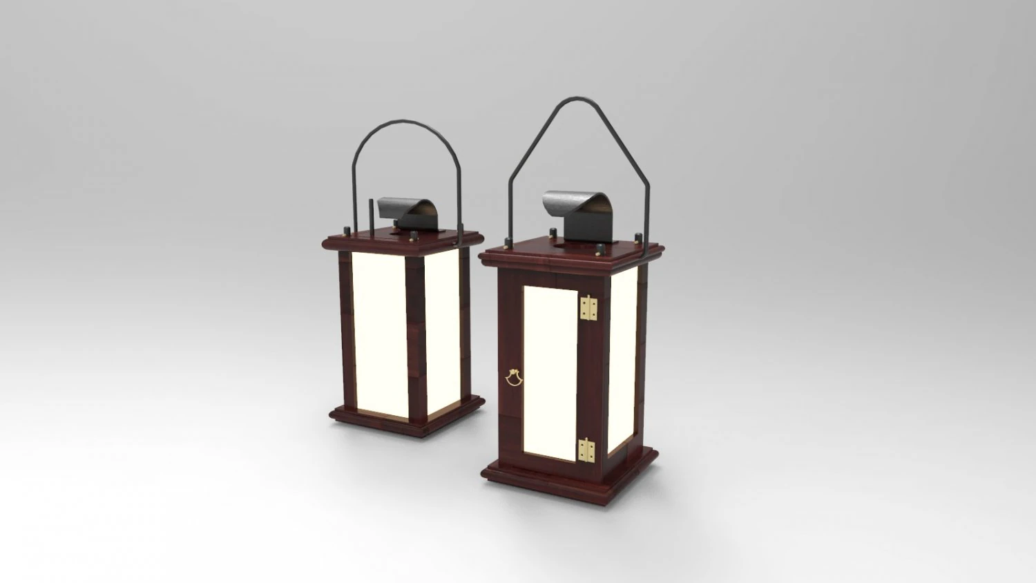 Lantern 3D Model .c4d .max .obj .3ds .fbx .stl .blend