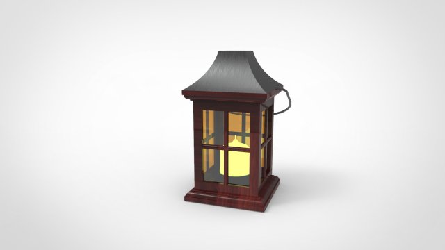 Lantern 3D Модель .c4d .max .obj .3ds .fbx .stl .blend 