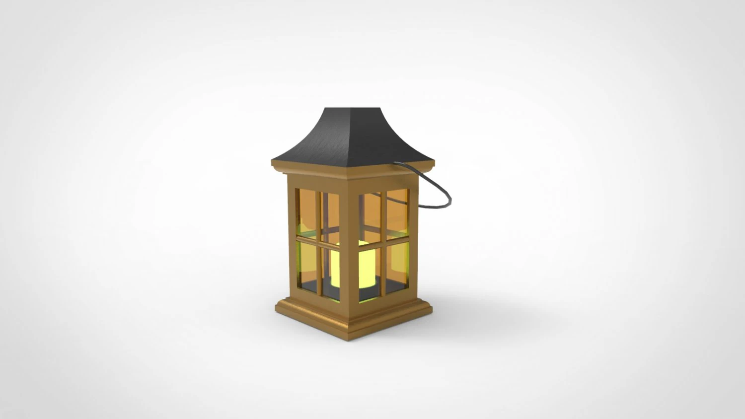 Lantern 3D Model .c4d .max .obj .3ds .fbx .stl .blend 
