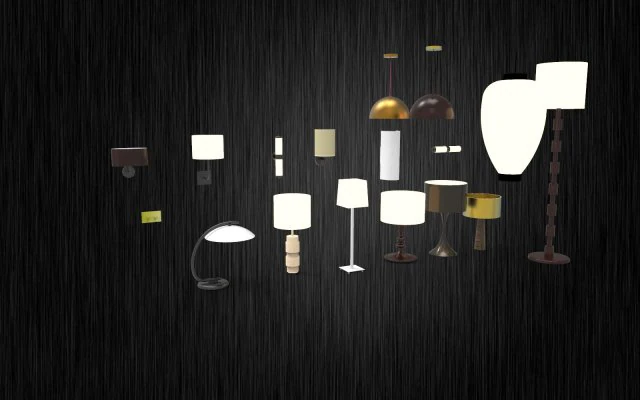 Фонарь 3D Модель .c4d .max .obj .3ds .fbx .stl .blend 