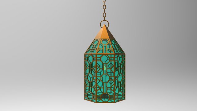 Lantern 3D Model .c4d .max .obj .3ds .fbx .stl .blend 