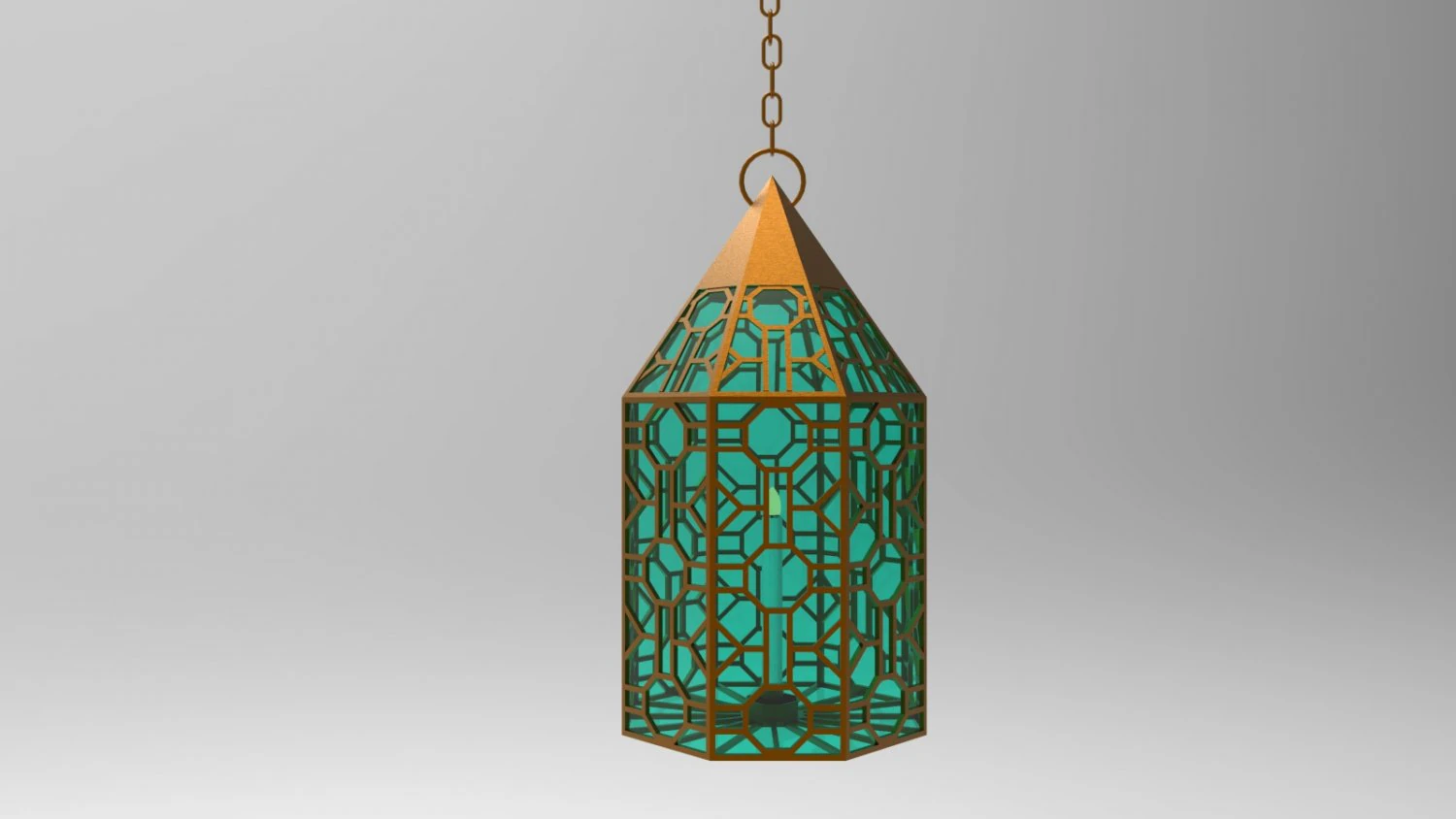 Lantern 3D Model .c4d .max .obj .3ds .fbx .stl .blend 