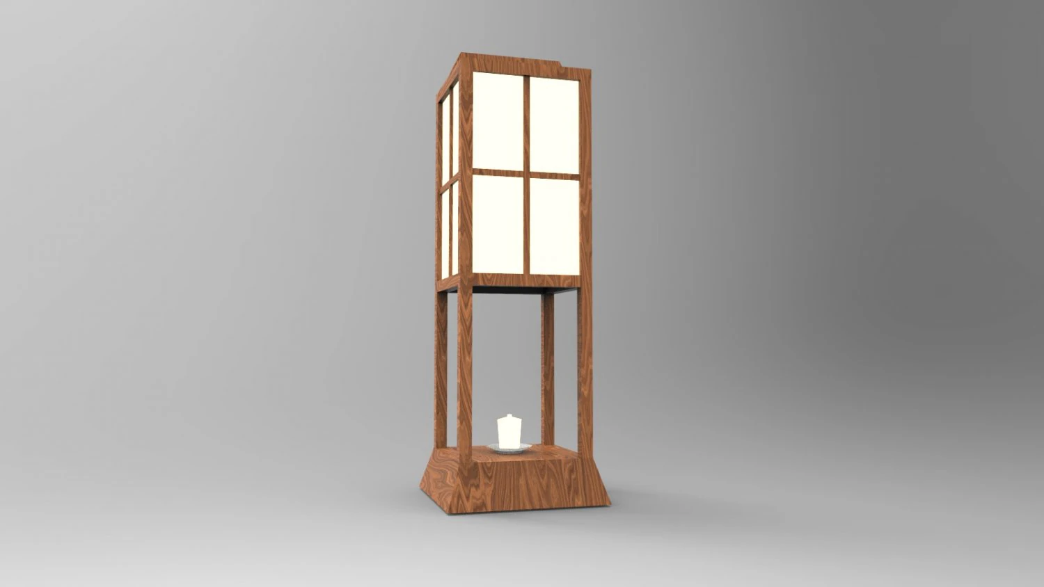 Lantern 3D Model .c4d .max .obj .3ds .fbx .stl .blend 