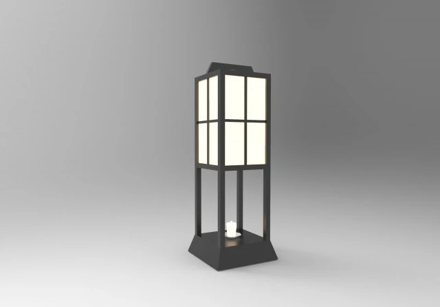 Lanterna Modelo 3D .c4d .max .obj .3ds .fbx .stl .blend