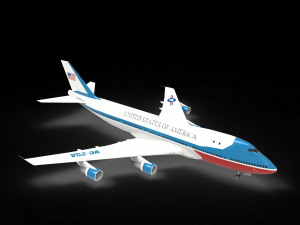 Airplane president Modèle 3D