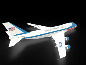 Airplane president Modèle 3D