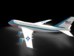 Airplane president Modèle 3D